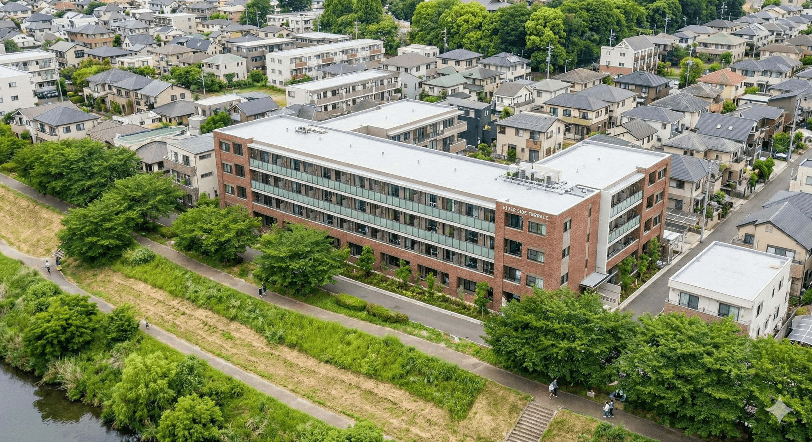 マンション空撮 2